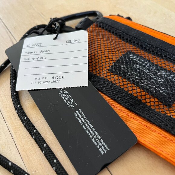 Master-Piece Nylon & Mesh Sacoche / Neck Wallet, Brand New - Picture 5 of 8